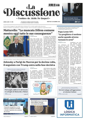 La Discussione prima pagina