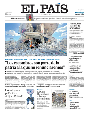 El País front page