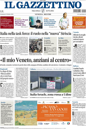 Il Gazzettino front page