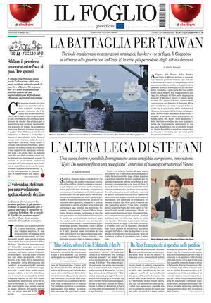 Il Foglio prima pagina