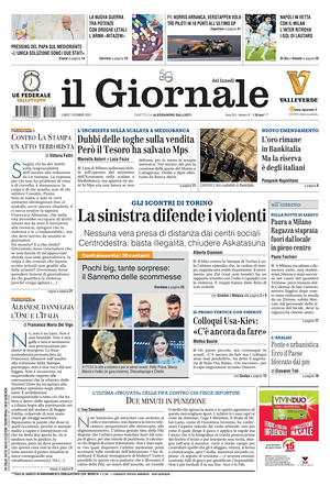 Il Giornale prima pagina