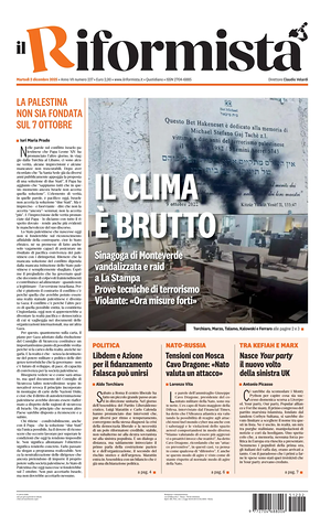 Il Riformista prima pagina