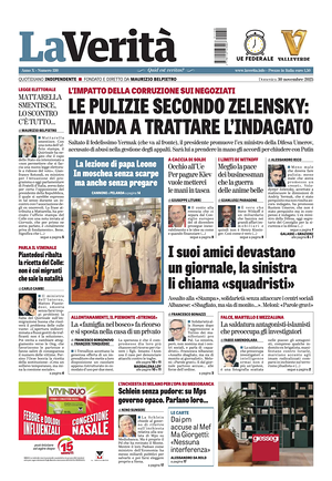 La VeritÃ  prima pagina