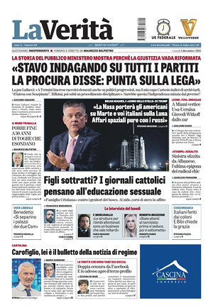 La VeritÃ  prima pagina