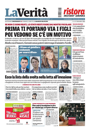 La VeritÃ  prima pagina