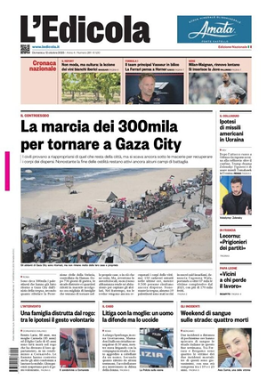 Prima pagina L'Edicola (Nazionale) di oggi - Quotidiano nazionale