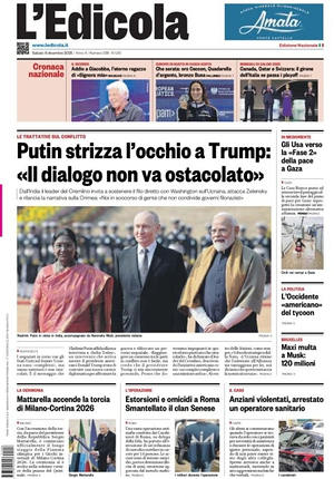Prima pagina L'Edicola (Nazionale) di oggi - Quotidiano nazionale