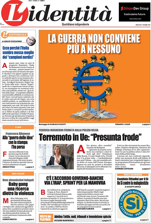 L'Identità prima pagina