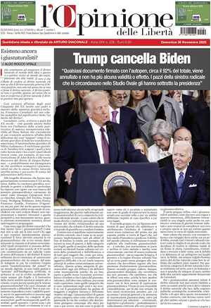 L'Opinione delle Libertà prima pagina