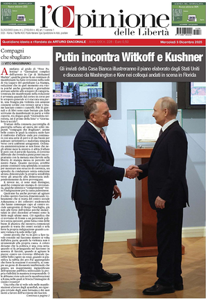 L'Opinione delle Libertà prima pagina