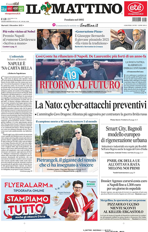 Il Mattino prima pagina