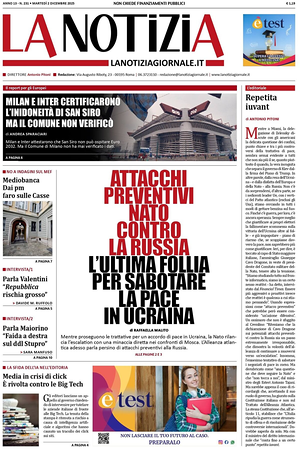 La Notizia prima pagina