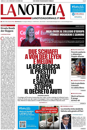 La Notizia prima pagina