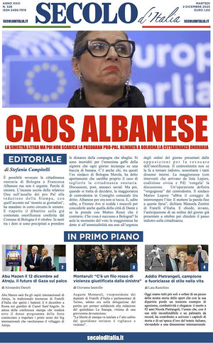Secolo d'Italia prima pagina